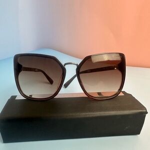CHANEL Vintage Oversized Square Sunglasses